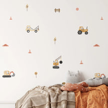 Classic Construction Zone Wall Decals