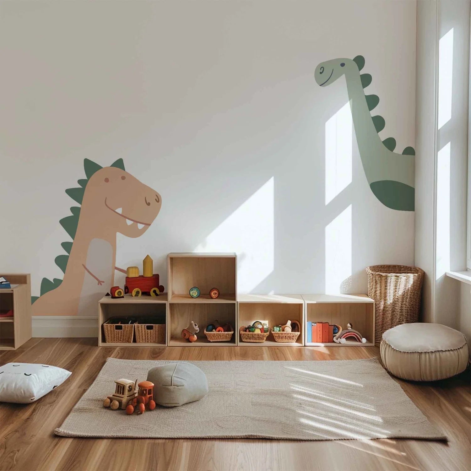 Diplo &amp; Rex The Dinos - Kids Wall Decal - Decals - Animals