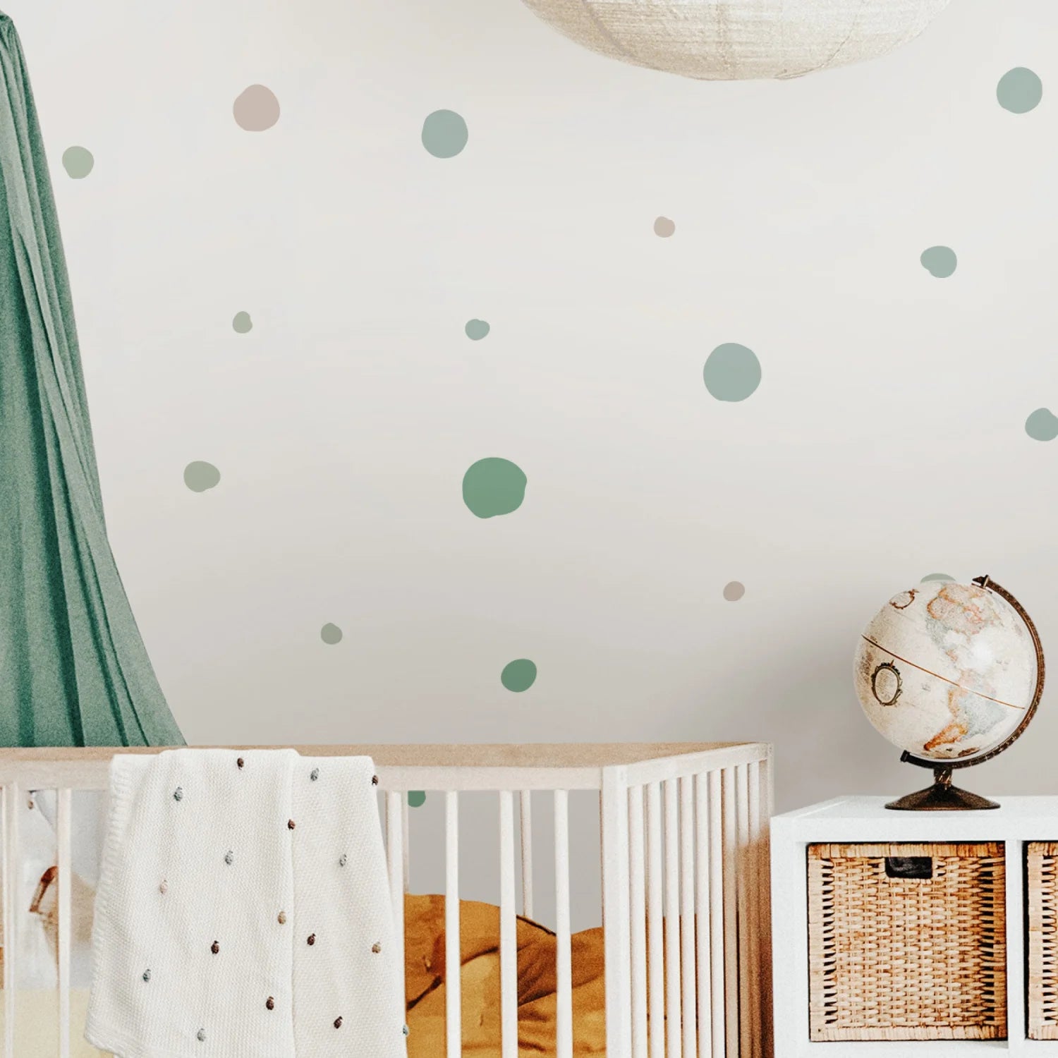 Greens Polka Dot Wall Decals - Decals - Polka Dots