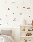 Mixed Planets Wall Decal - Decals - Space