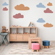 Multi Clouds Wall Decal