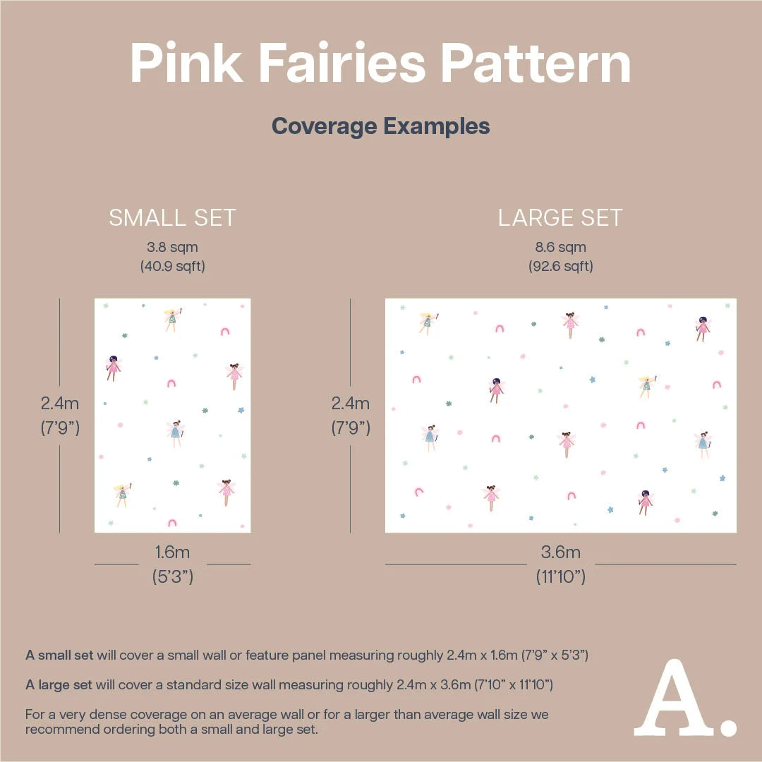 Pink Fairies - Patterned - Decals - Fantasy