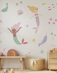 Pink Mermaids Feature - Decals - Fantasy