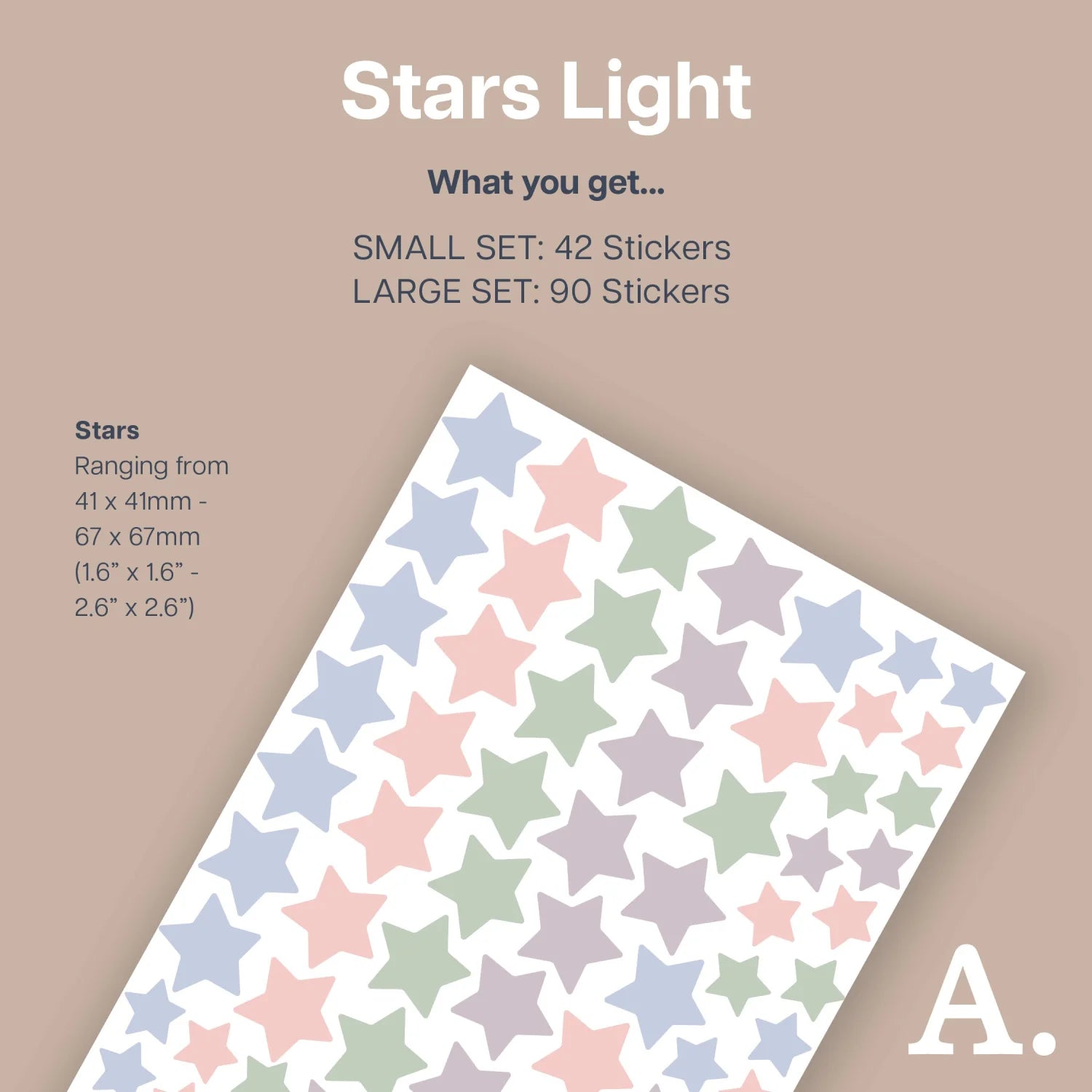 Stars Light Wall Decal - Decals - Abstract Shapes