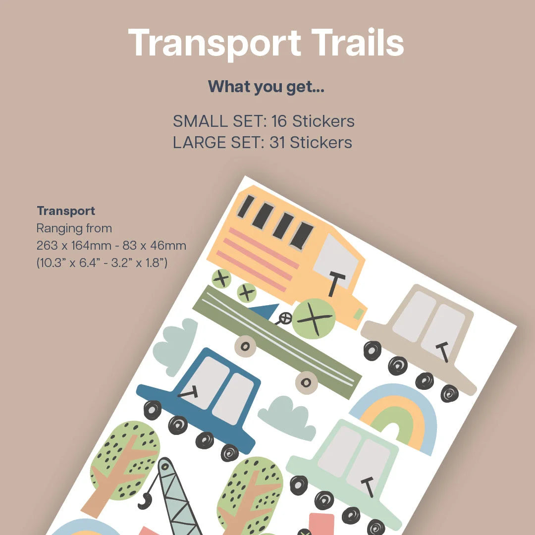 Transport Trails Wall Decals - Decals - Transport